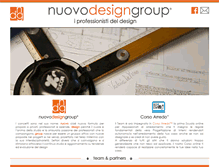 Tablet Screenshot of nuovodesigngroup.it